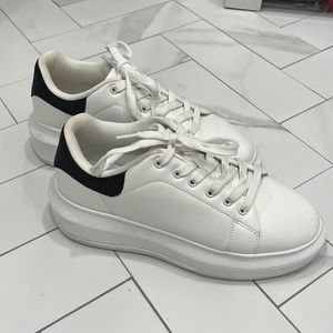 White sneakers